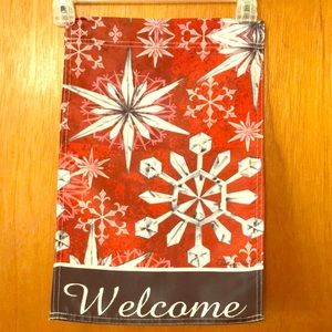 Welcome polyester Garden Flag